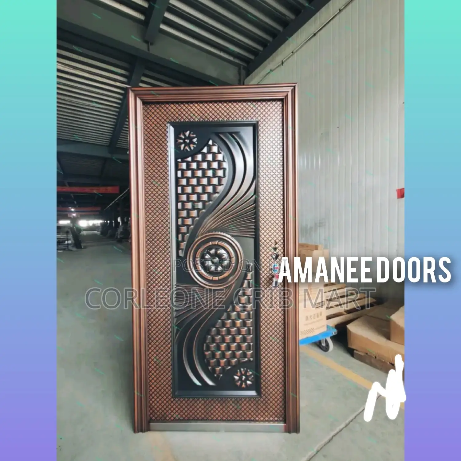 Front Security Cobra Shaped Door