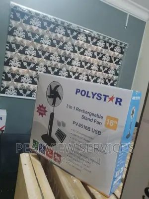 Polystar 3 in 1 Rechargeable Standing Fan