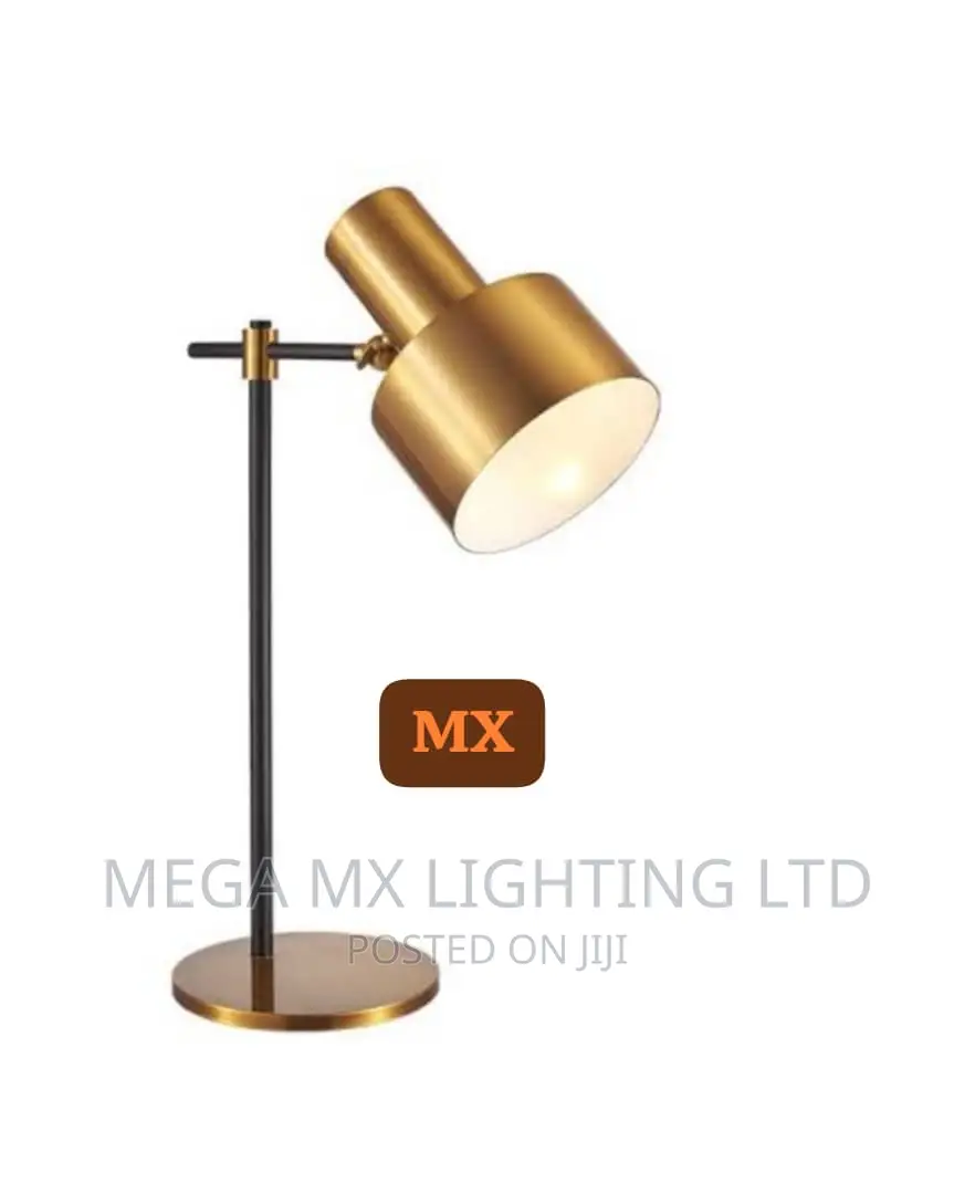 Modern Gold Metal Table Lamp Light