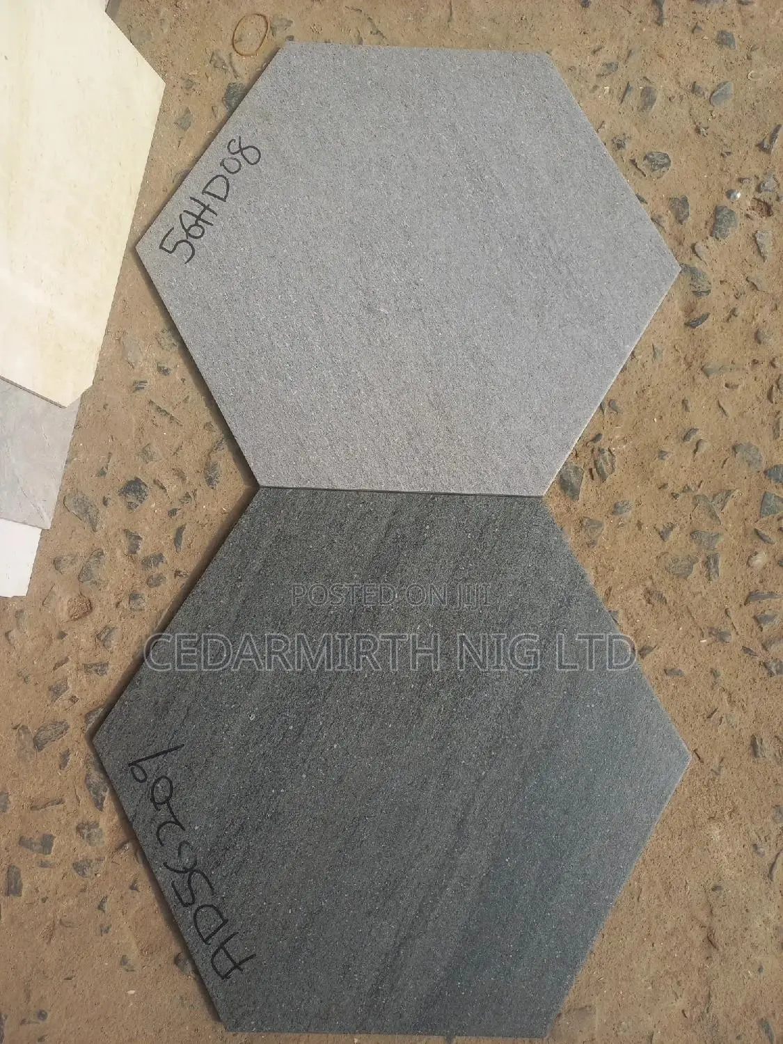 Compound Floor Tile in Gexagon