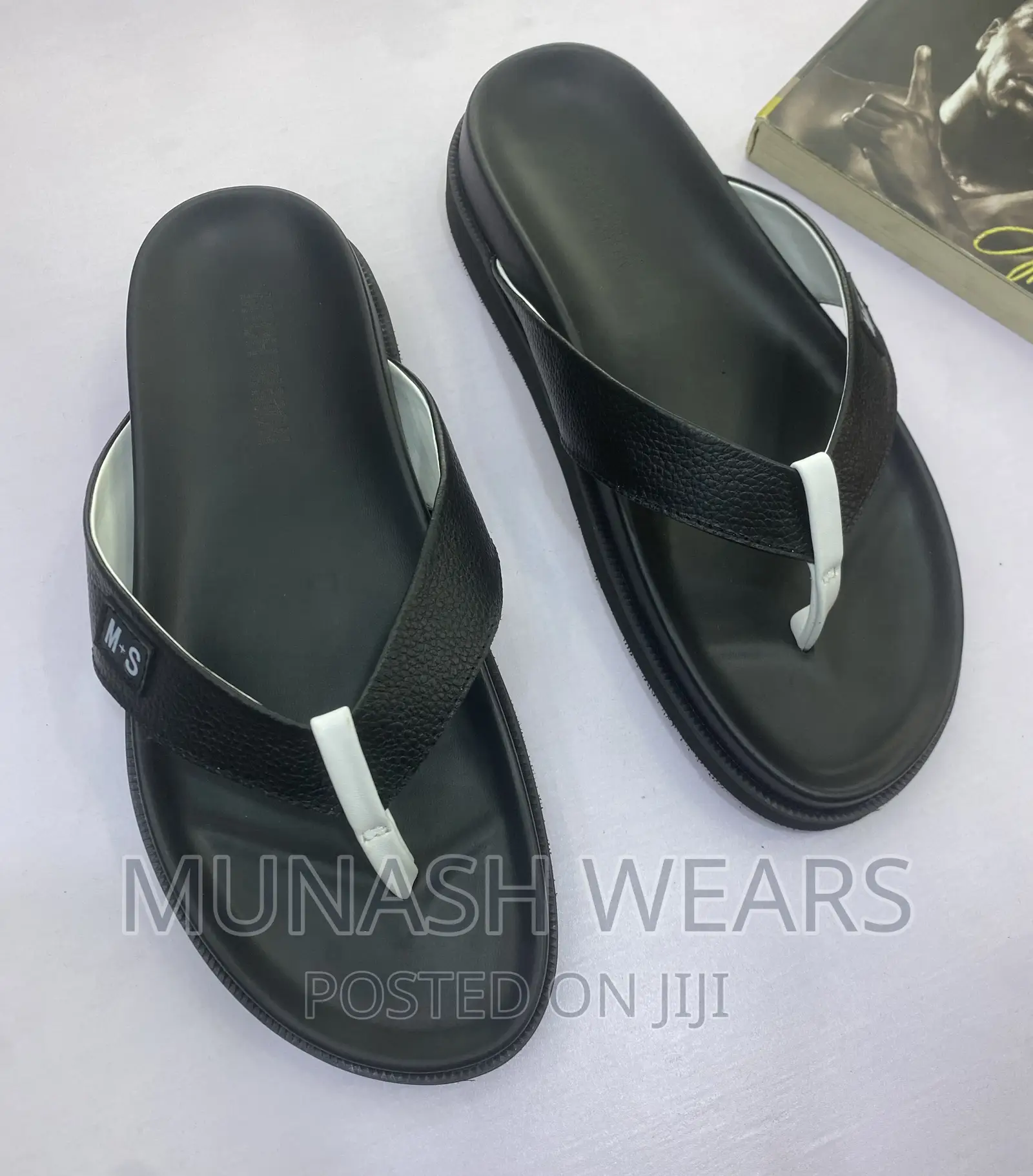 Original Italian Mich Simon Leather Slipers