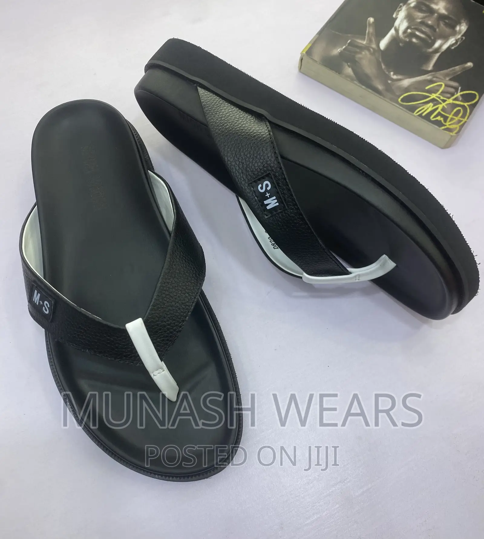 Original Italian Mich Simon Leather Slipers
