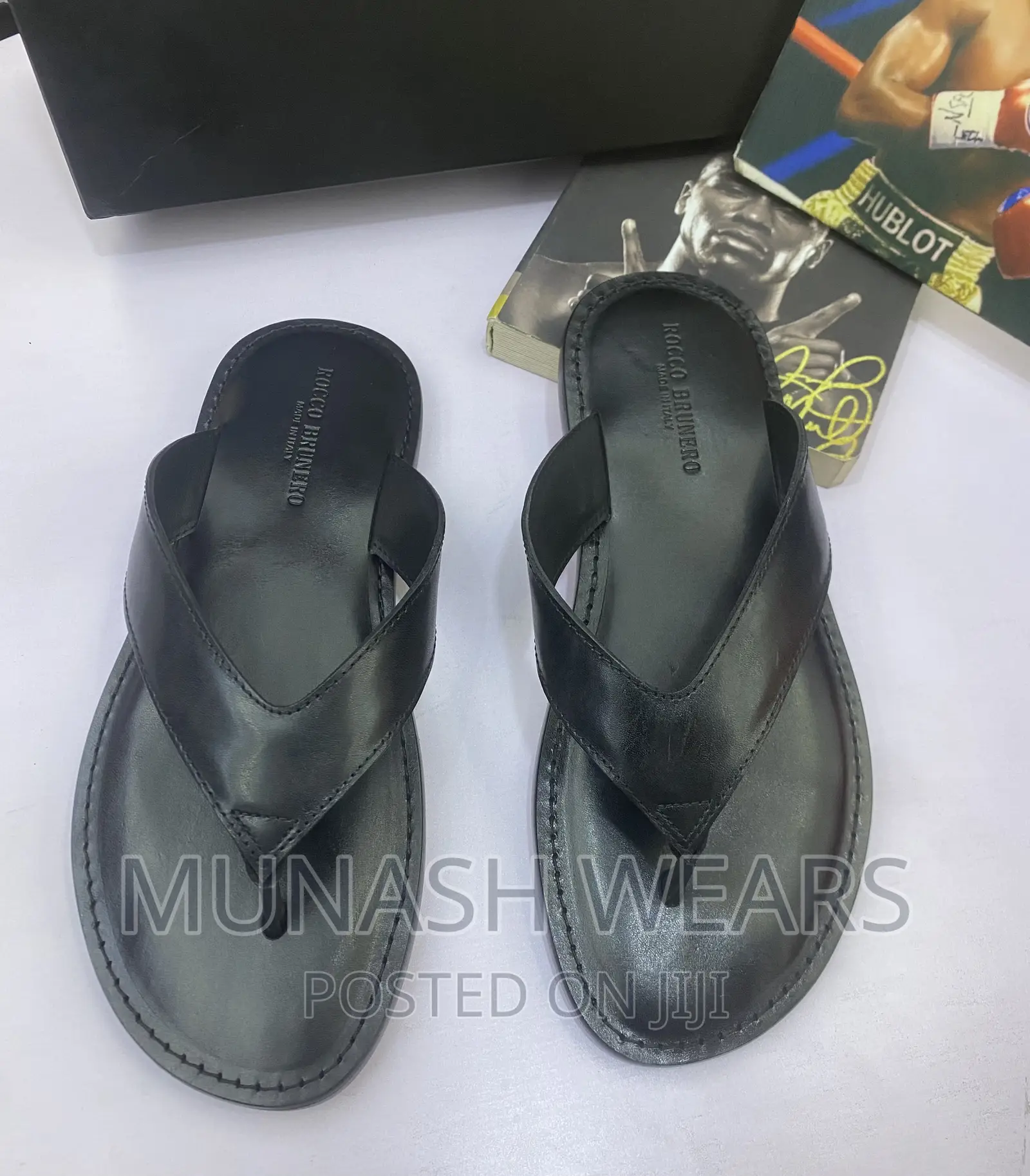 Italian Leather Rocco Slipers