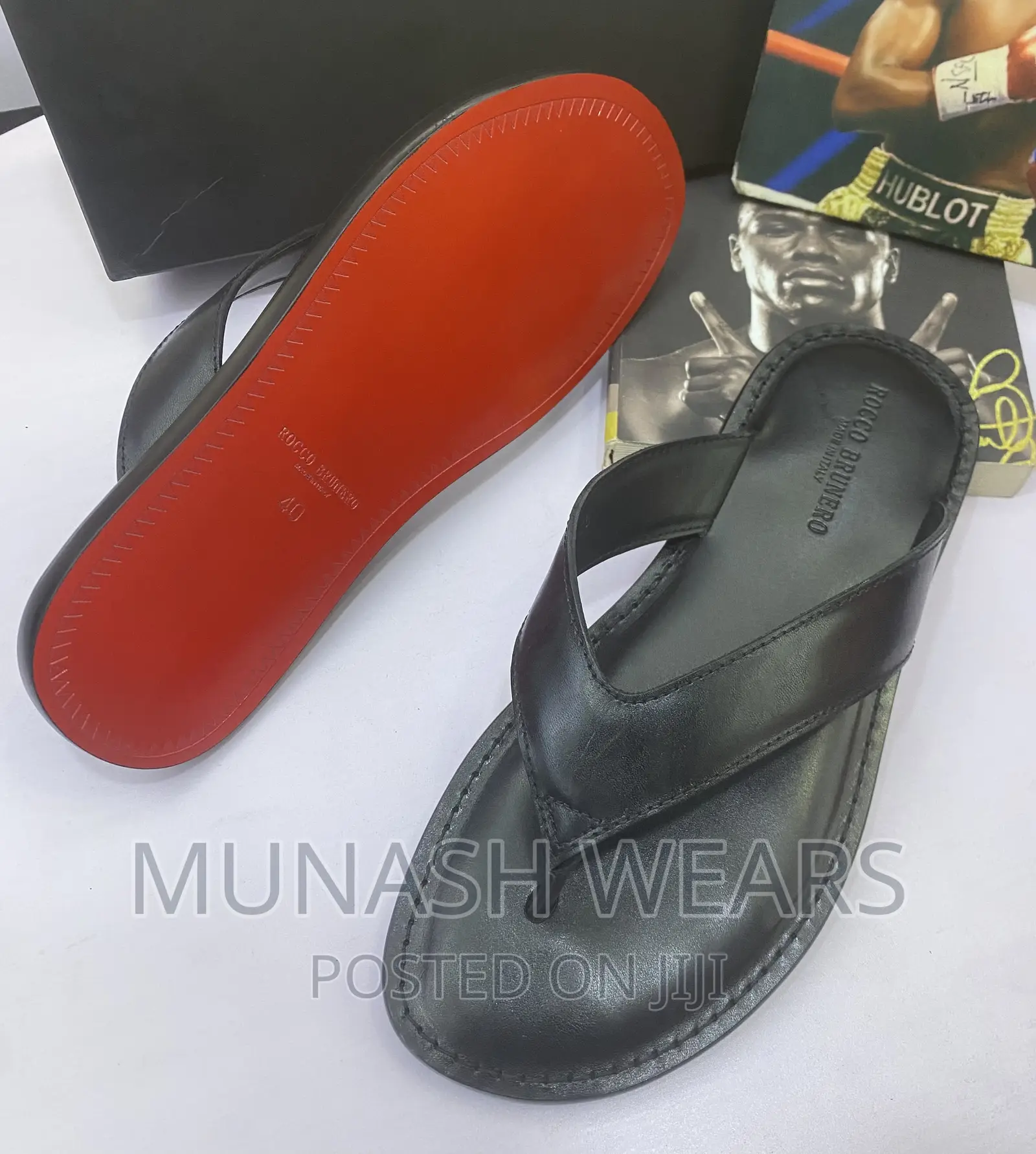 Italian Leather Rocco Slipers