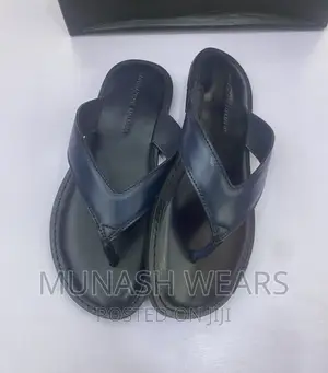 Italian Leather Slipers for Men