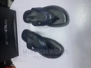 Italian Leather Slipers for Men