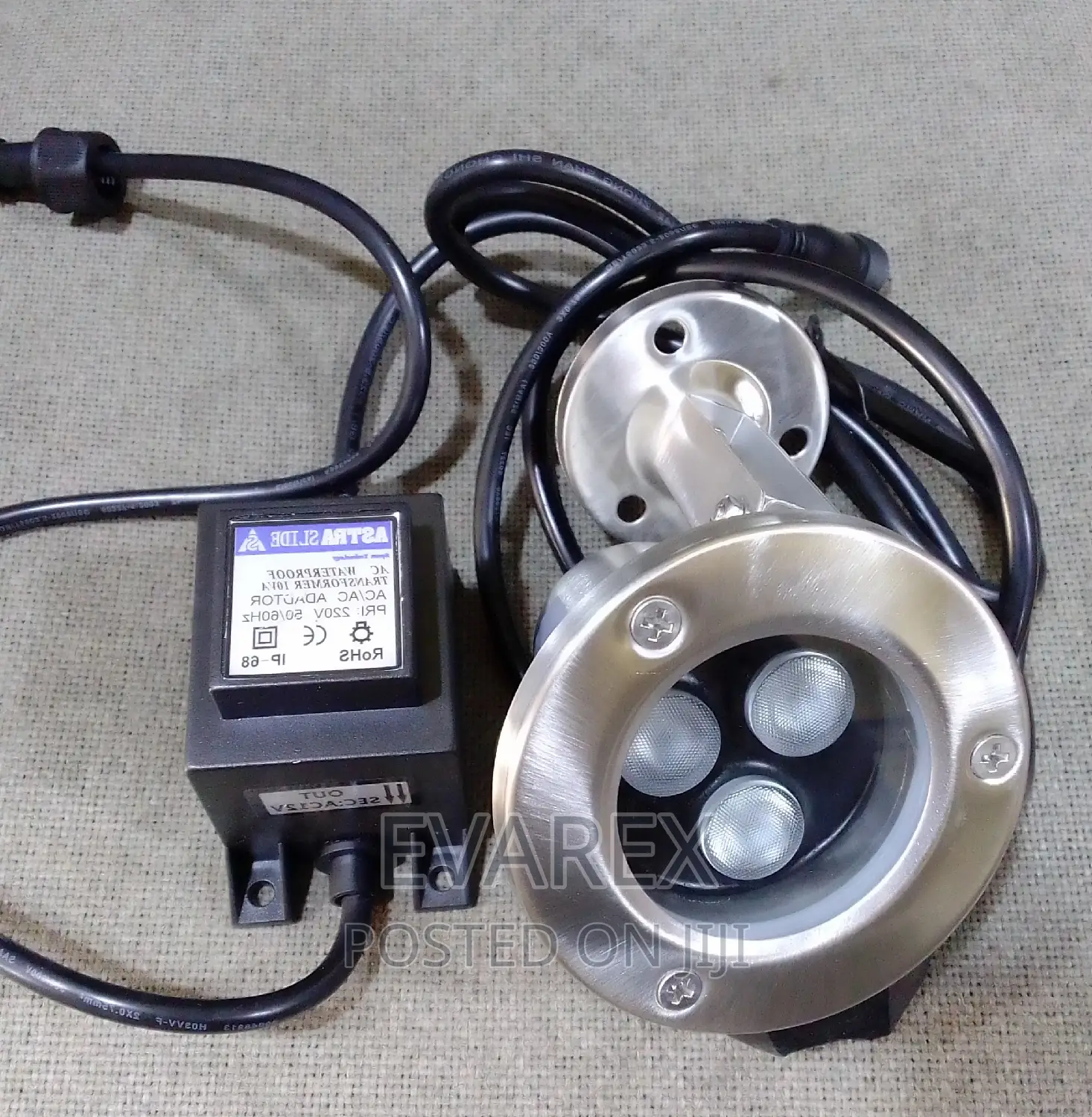 3 Eye Fountain Light With Transformer