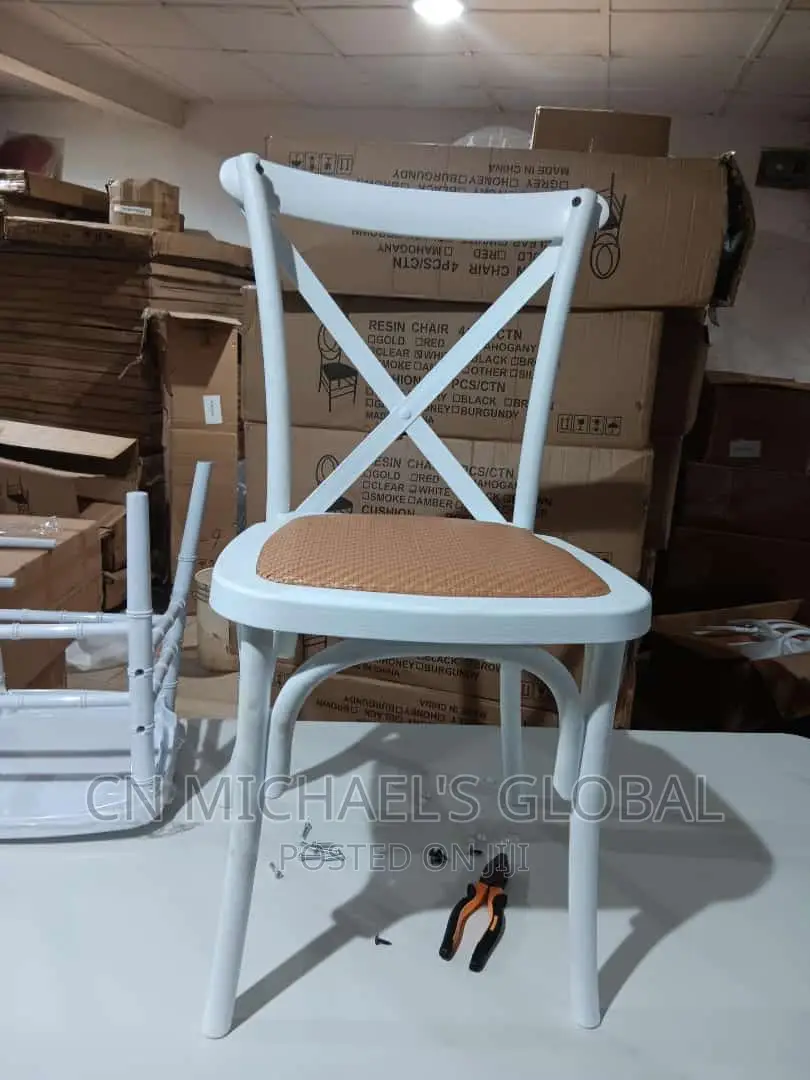 White Wooden Chairs