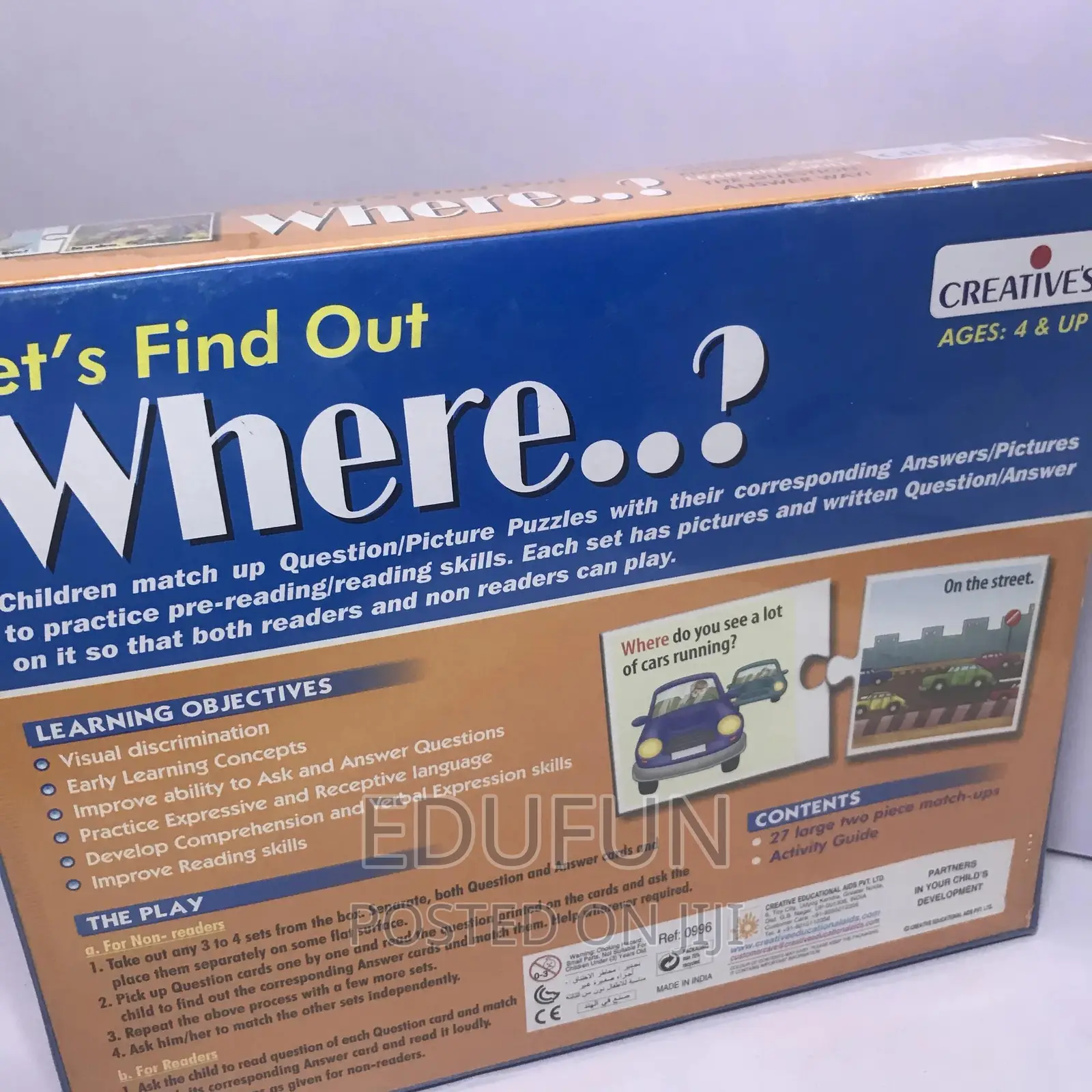 Creative Educational Creative Pre-School Let's Find Out Wher