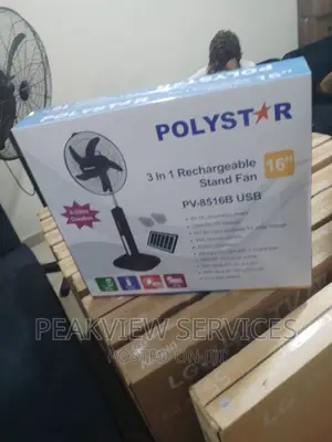 Best Selling Polystar Rechargeable Fan