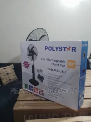 Best Selling 16" Pv-8516b Polystar Rechargeable Fan