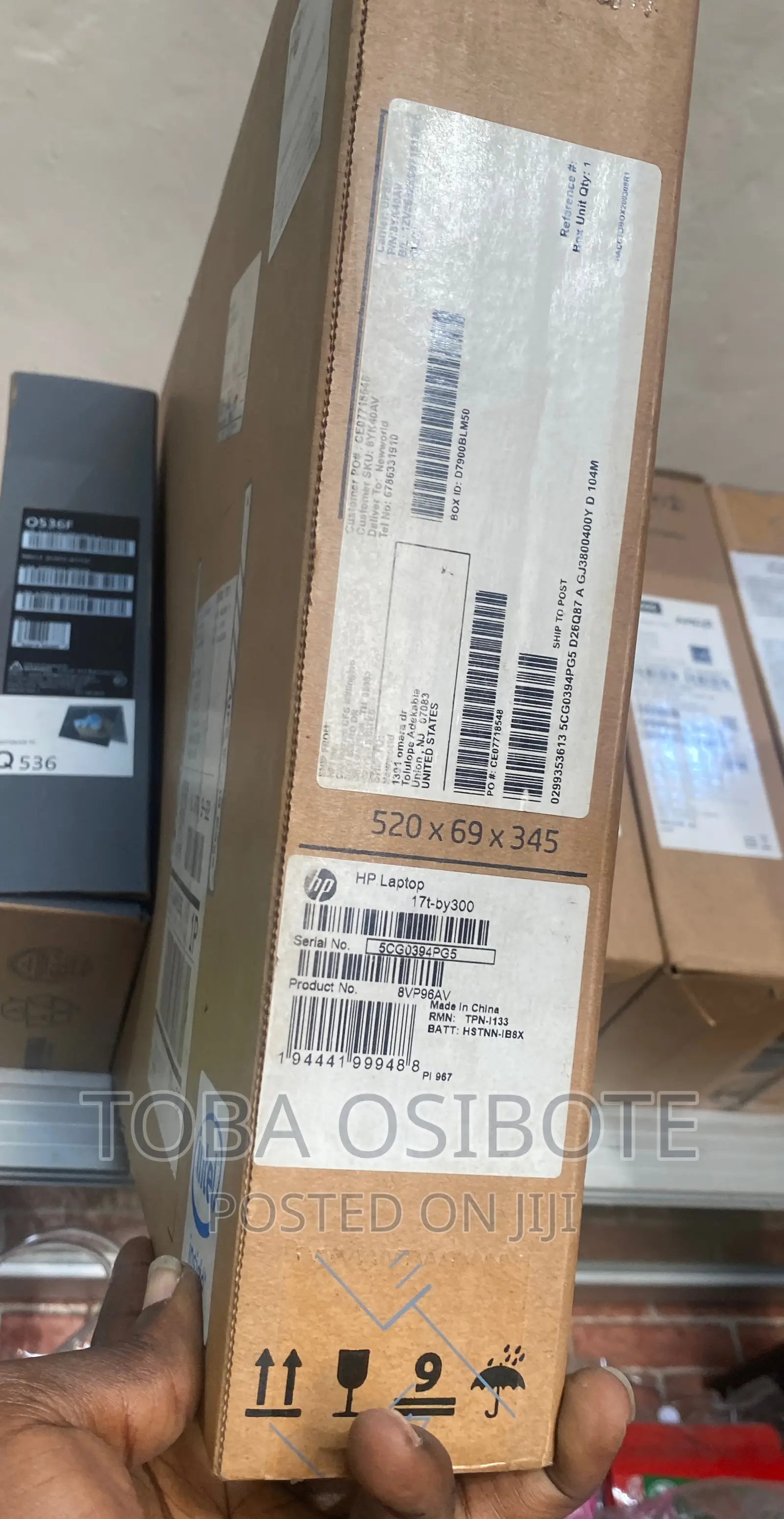 New Laptop HP 17-3000 8GB Intel Core I7 HDD 1T