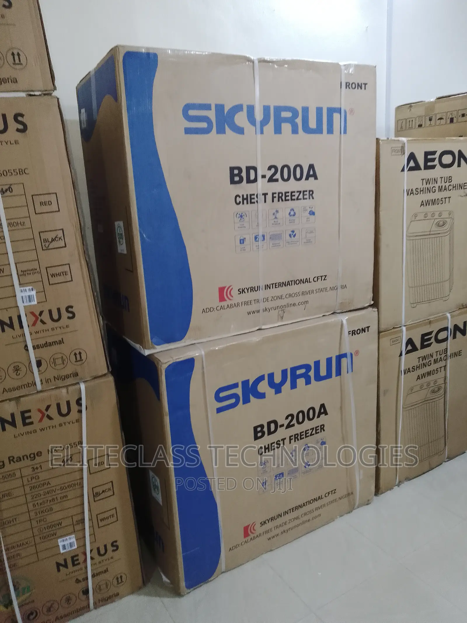Spacious Skyrun 200 Litres Chest Freezer (BD-200A)
