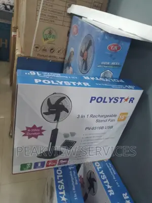 The New Polystar 3 in 1 Rechargeable Standing Fan