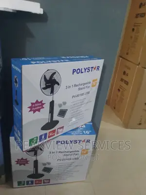 Affordable Polystar Rechargeable Fan 16 Inch