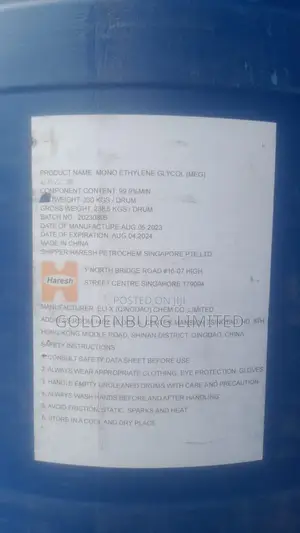 Mono Ethylene Glycol (MEG)