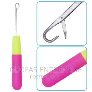 3pcs Dreadlock Crochet Hook Needle Wig Knitting Tool