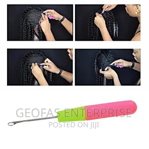 3pcs Dreadlock Crochet Hook Needle Wig Knitting Tool