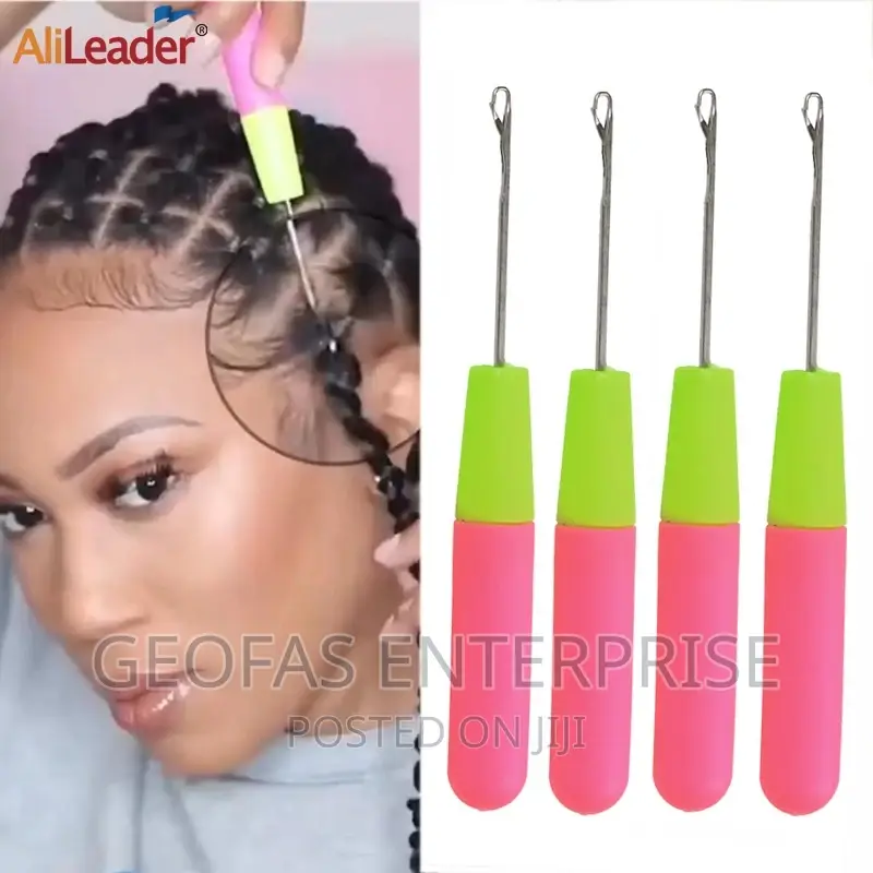 3pcs Dreadlock Crochet Hook Needle Wig Knitting Tool