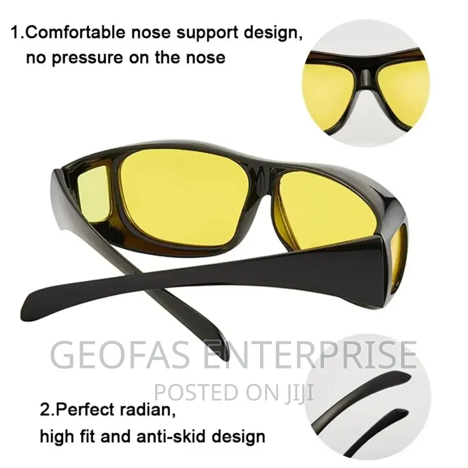 Night Vision Glasses HD Vision Night Driving Eyeglass