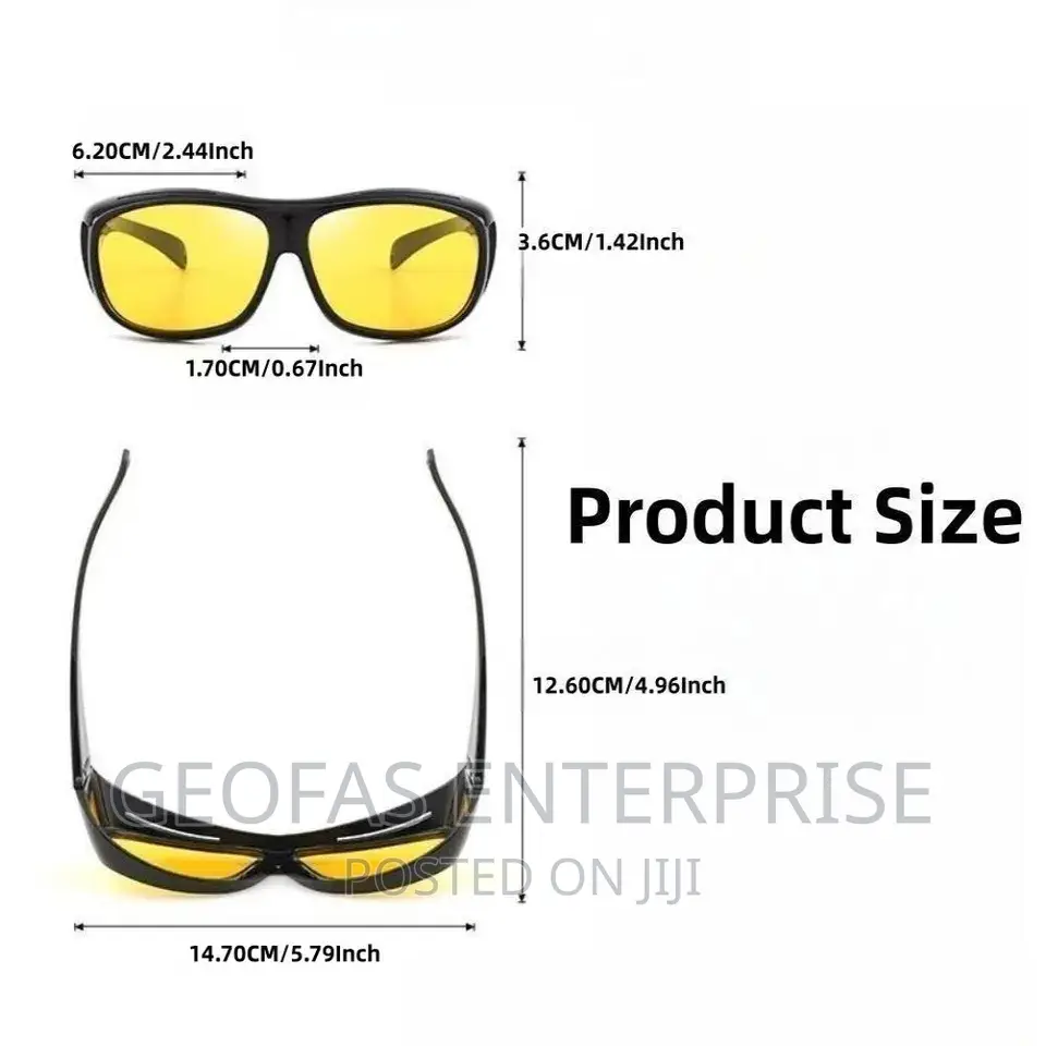 Night Vision Glasses HD Vision Night Driving Eyeglass