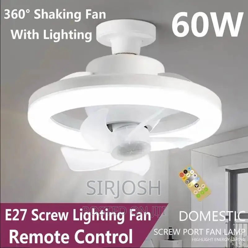 360 Shaking Fan With Lighting