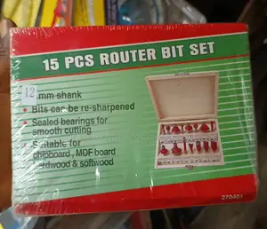 Router Bits Set,15pcs Router Bit 12mm