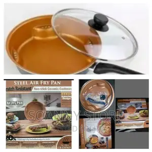 Air Frypan With Glass Lid and Handle