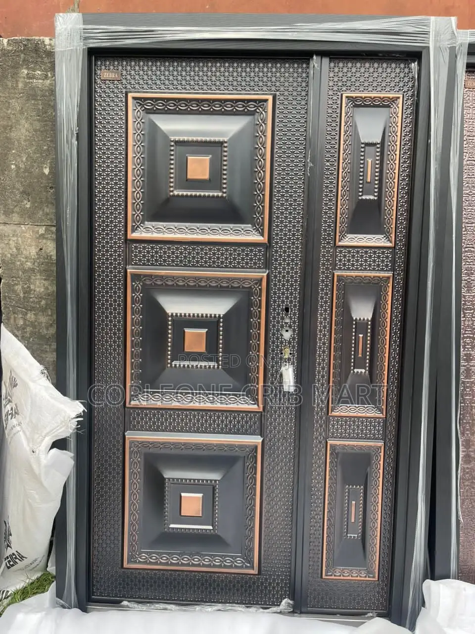 6 Panel Copper Door