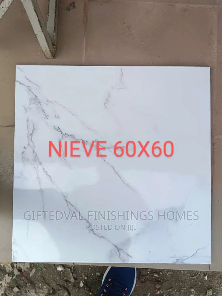Spanish 60*60 Carrara White Glossy Tiles