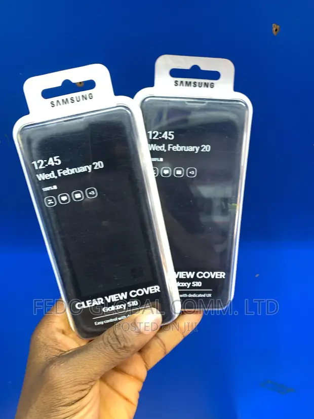 Clear View Cover Galaxy S10 Clear Case Samsung Galaxy S10 Clear