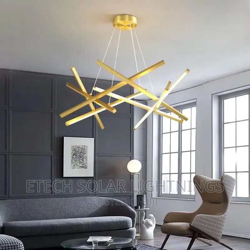 New Luxury L E D Dropping Chandelier Light for Living Room
