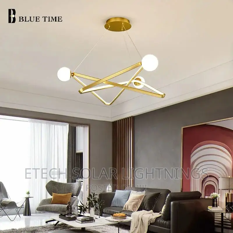 New Luxury L E D Dropping Chandelier Light for Living Room