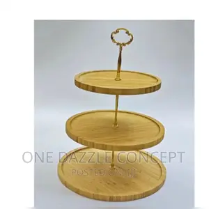 Wooden Desert Display Stand