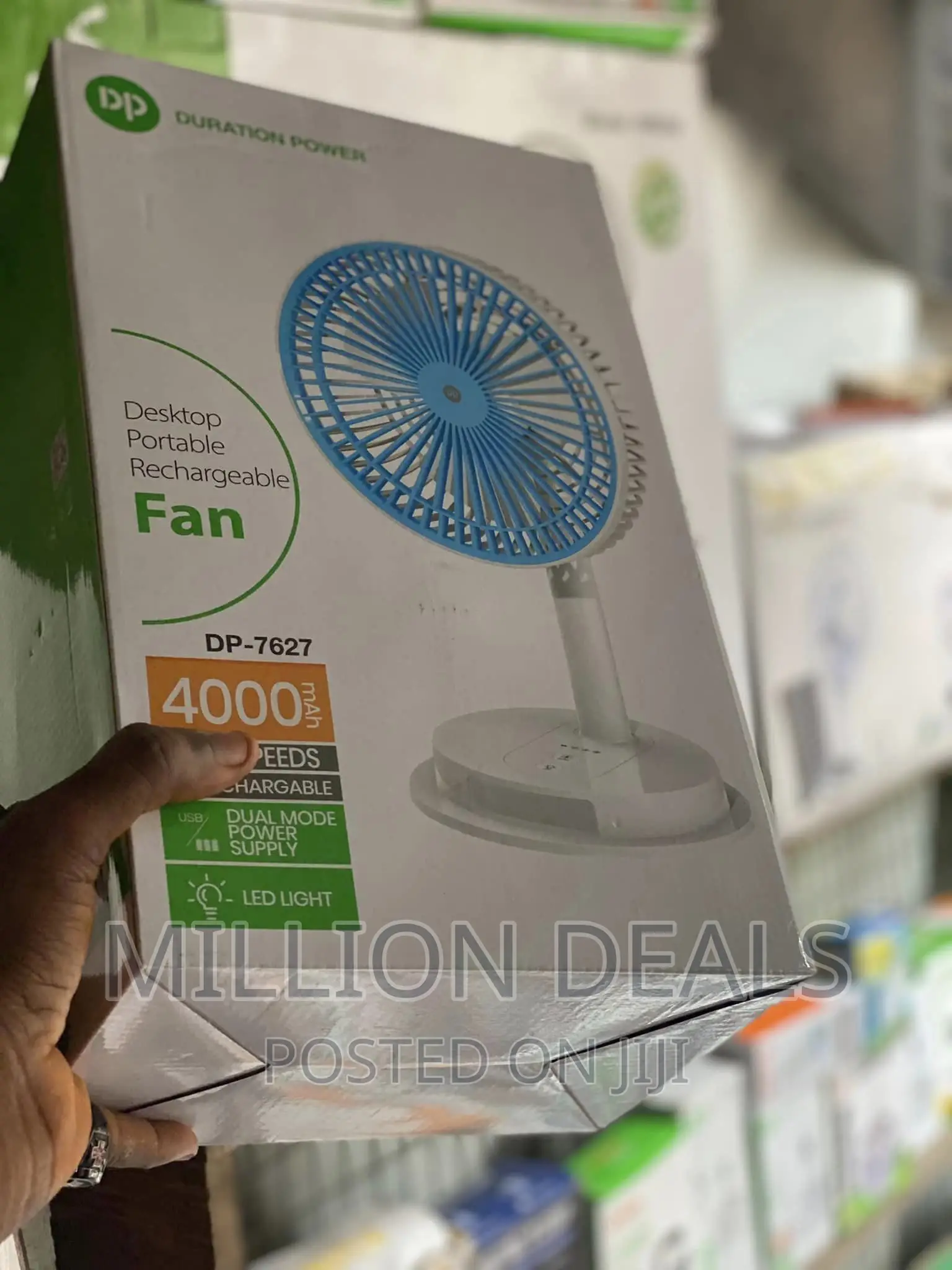 Portable Desktop Rechargeable Fan