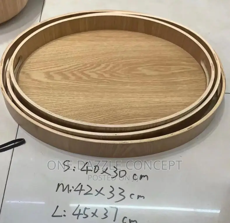 Bamboo Serving Tray With Handle