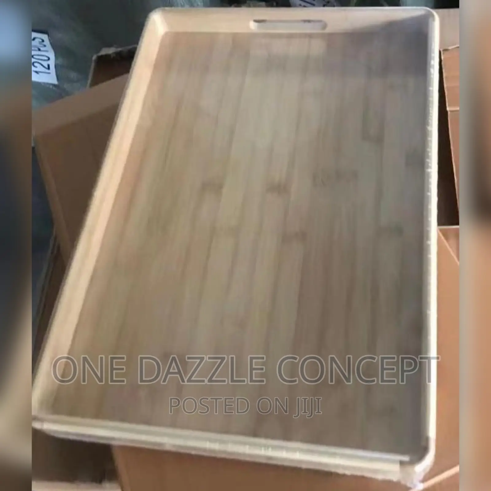 Solid Bamboo Serving Tray