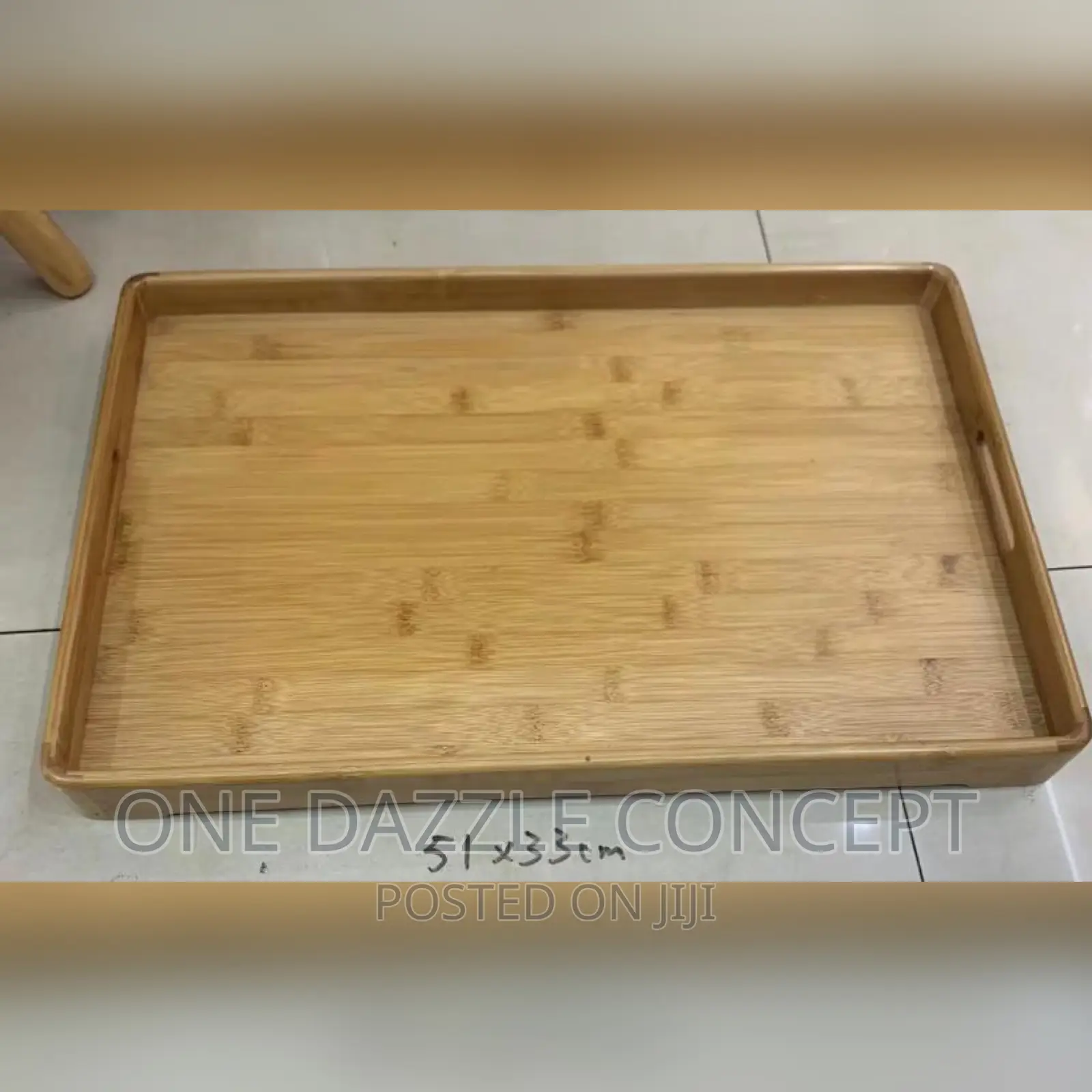 Solid Bamboo Serving Tray