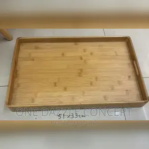 Solid Bamboo Serving Tray