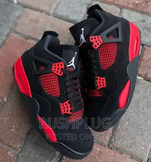 Air Jordan 4 Retro Red Thunder’ Sneakers