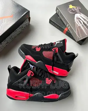 Air Jordan 4 Retro Red Thunder’ Sneakers