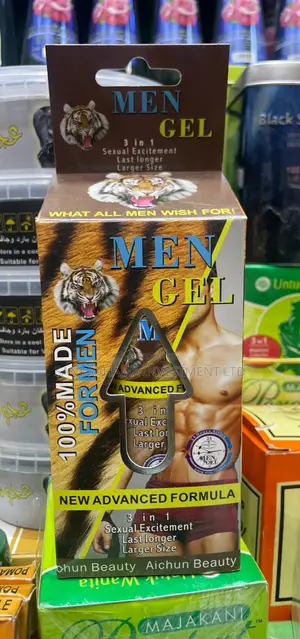 Men Gel (3 in 1 Sexual Excitement, Last Longer Larger Size)