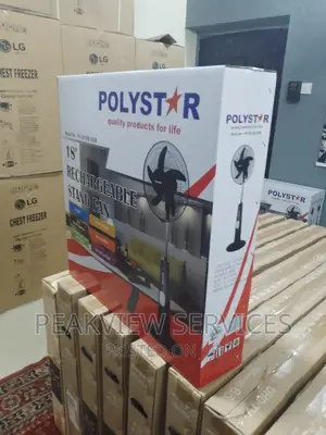 Photo - Brand Spanking New 18""Inch Rechargeable Fan Polystar