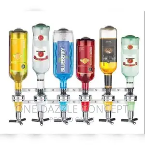 6-Station Liquor Dispenser Bar Butler