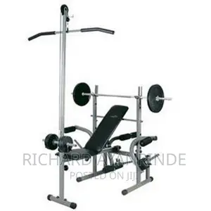 Weight Bench With Chest Pusher