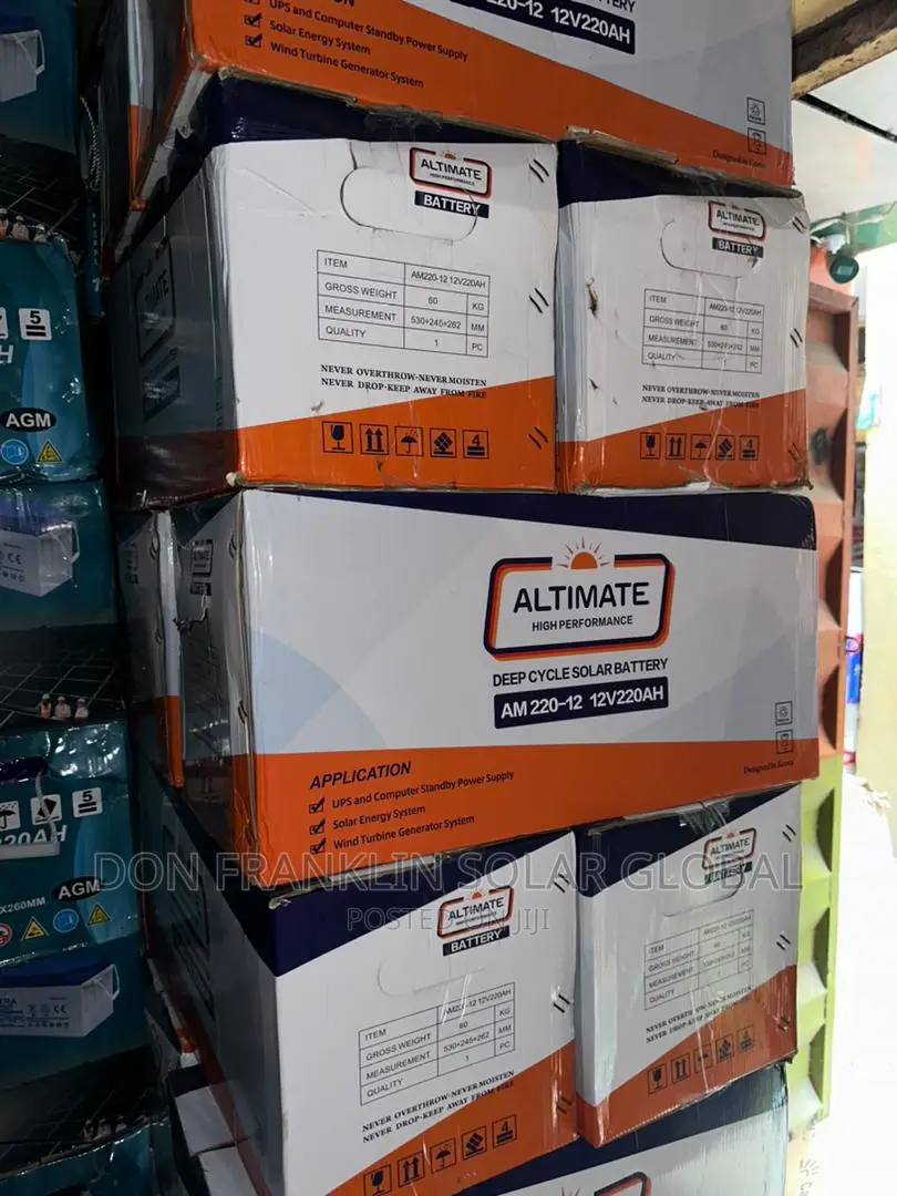 220ah Altimate Deep Cycle Solar Inverter Battery