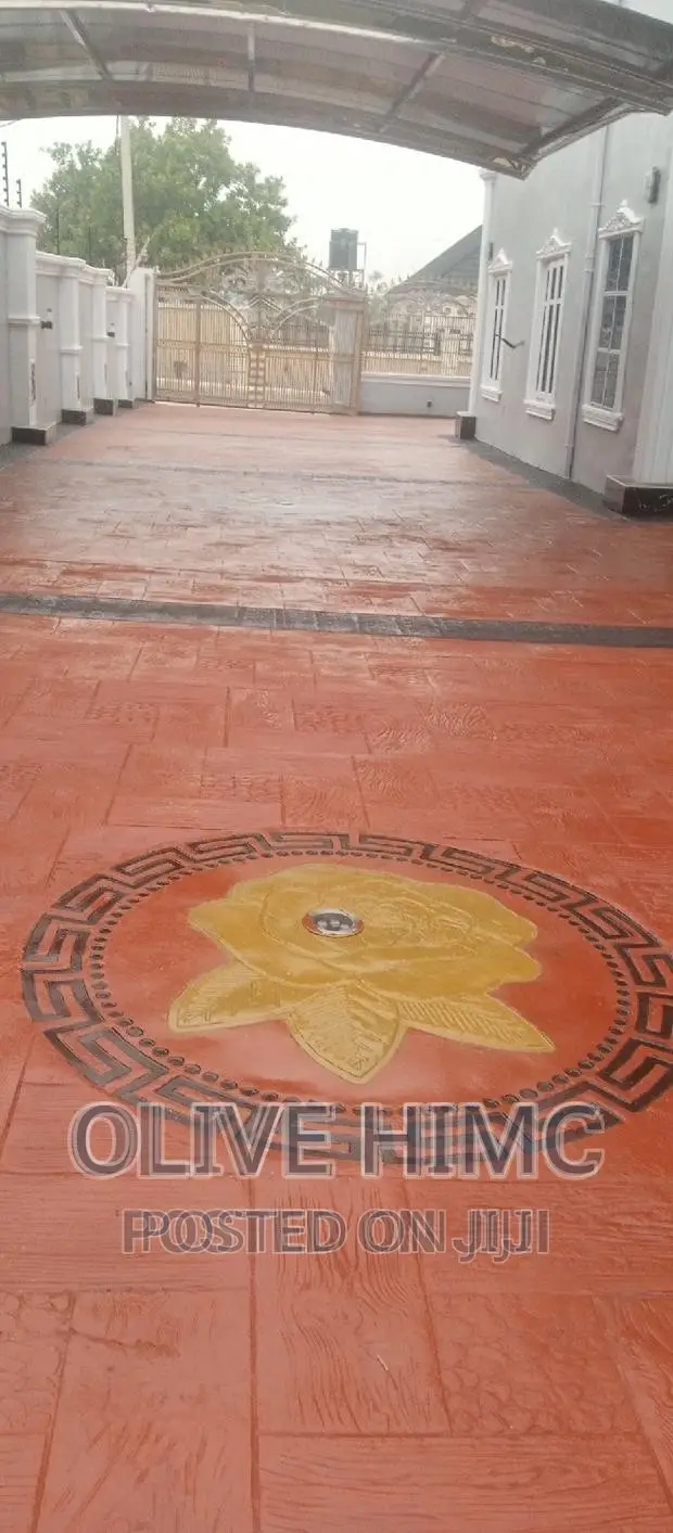 Concrete Floor Stamp Design