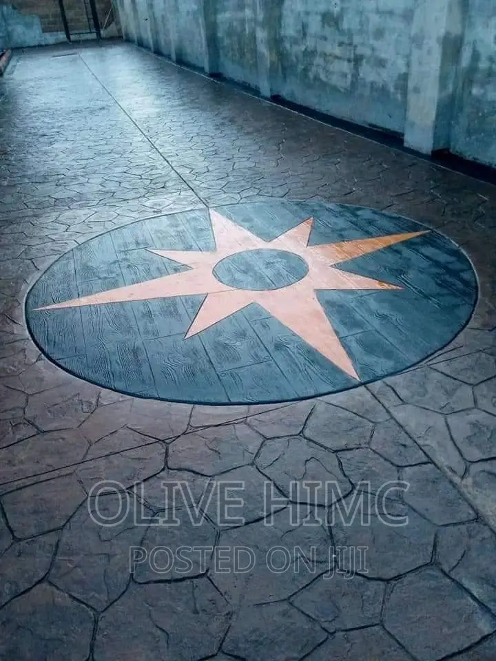 Concrete Floor Stamp Design