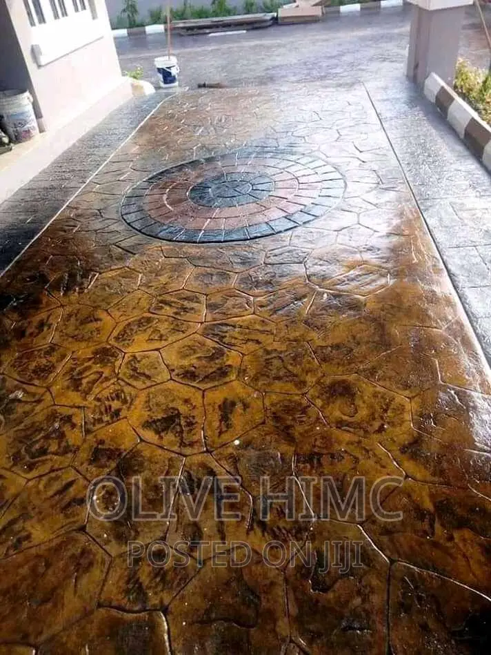 Concrete Floor Stamp Design