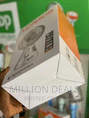 Stylish Unique Table Mini Rechargeable Fan"6"